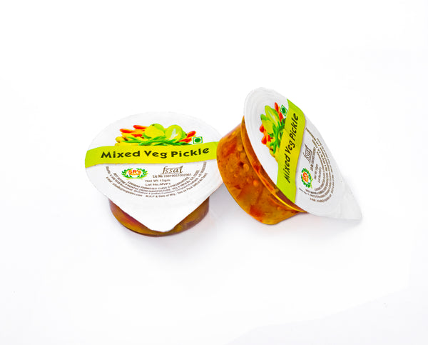 DELICASIA (SR's) ASSORTED (MIX, MANGO & LEMON SWEET) PICKLE 15 gm CHOTU PACK (PACK OF 48) BLISTER PACK. PORTION PACK. INDIAN FLAVOR. NO ARTIFICIAL COLOR AND FLAVORS. GLUTEN FREE. 77 YEARS OF TRUST - DELICASIA : Homemade Pickle,Hotel and Restaurant